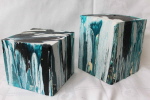 Konstruktionsvollholz- Acrylic-Pouring Technik Konstruktionsvollholz- Acrylic-Pouring Technik